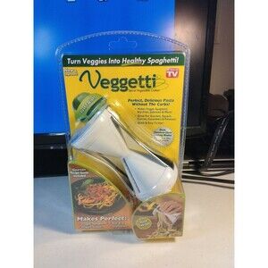 Veggetti - Spiral Vegetable Slicer - As Seen On TV - Makes Veggie Pasta - New